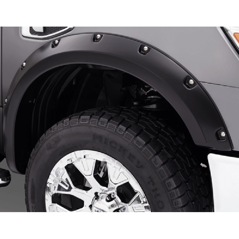 Bushwacker Pocket Style Front Fender Flares, OE Matte Black - Pair