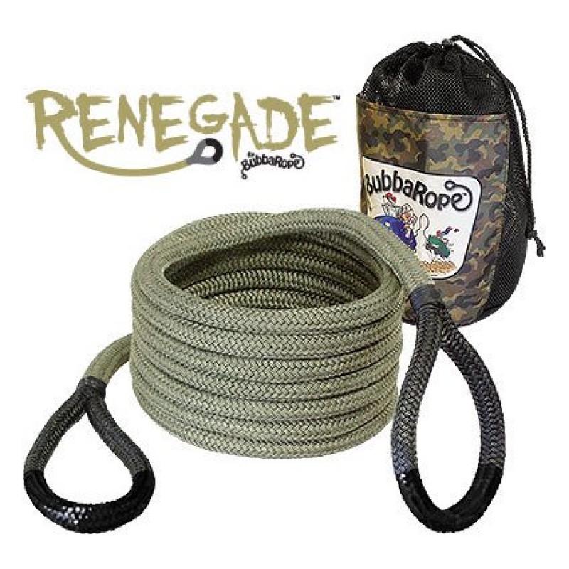 Bubba Rope 20' x 3/4" Renegade Recovery Rope with Black Eyes