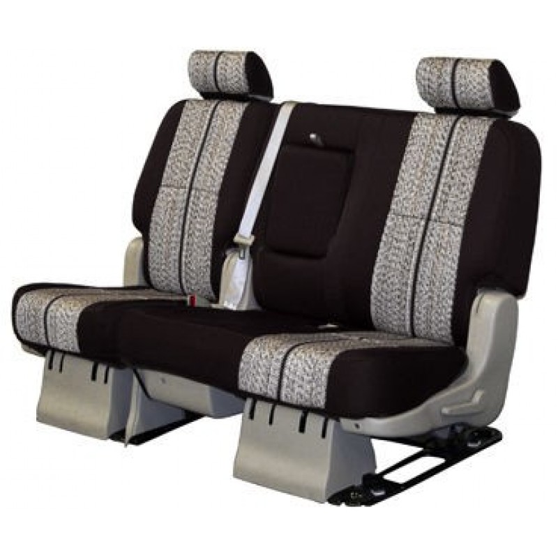Gray Saddle Blanket, Fia TR49-42 GRAY Custom Fit Front Seat Cover Split Seat 40/20/40