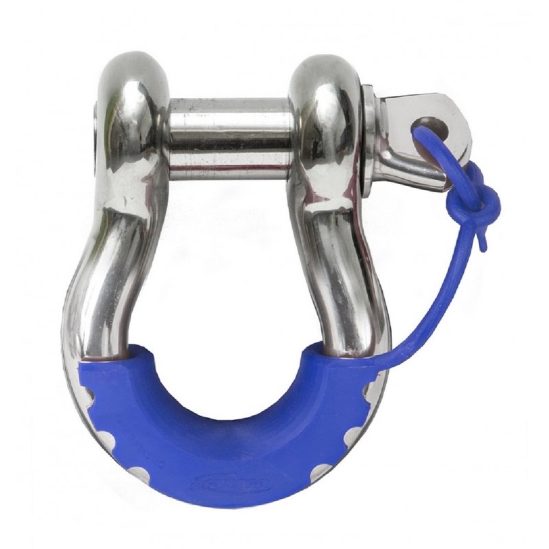 Daystar Locking D-Ring Isolator for 3/4" D-Ring, Blue - Pair