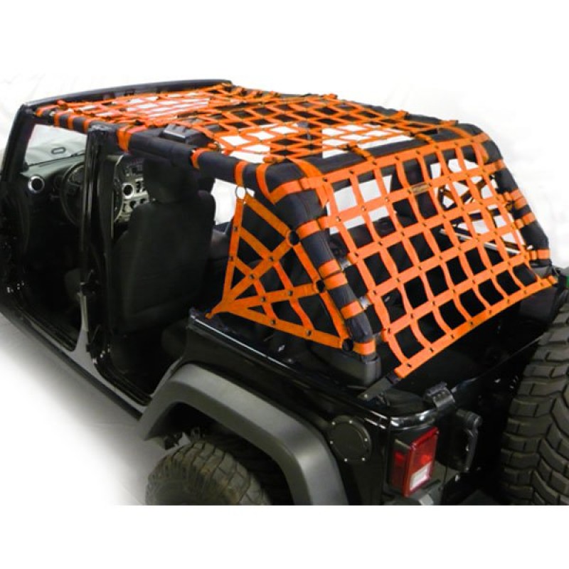 Dirtydog 4X4 Full Spider Netting Kit, 5 Piece - Orange