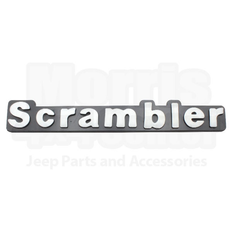 Omix Licensed Scrambler Emblem - Sold Individually