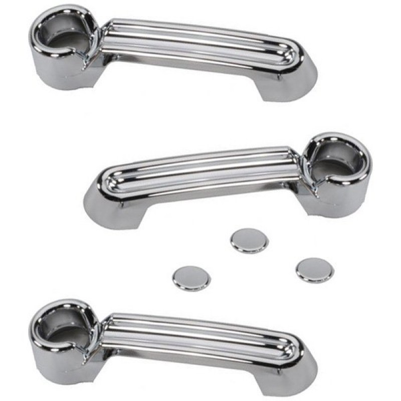 Rugged Ridge Door Handle Cover Kit - Chrome
