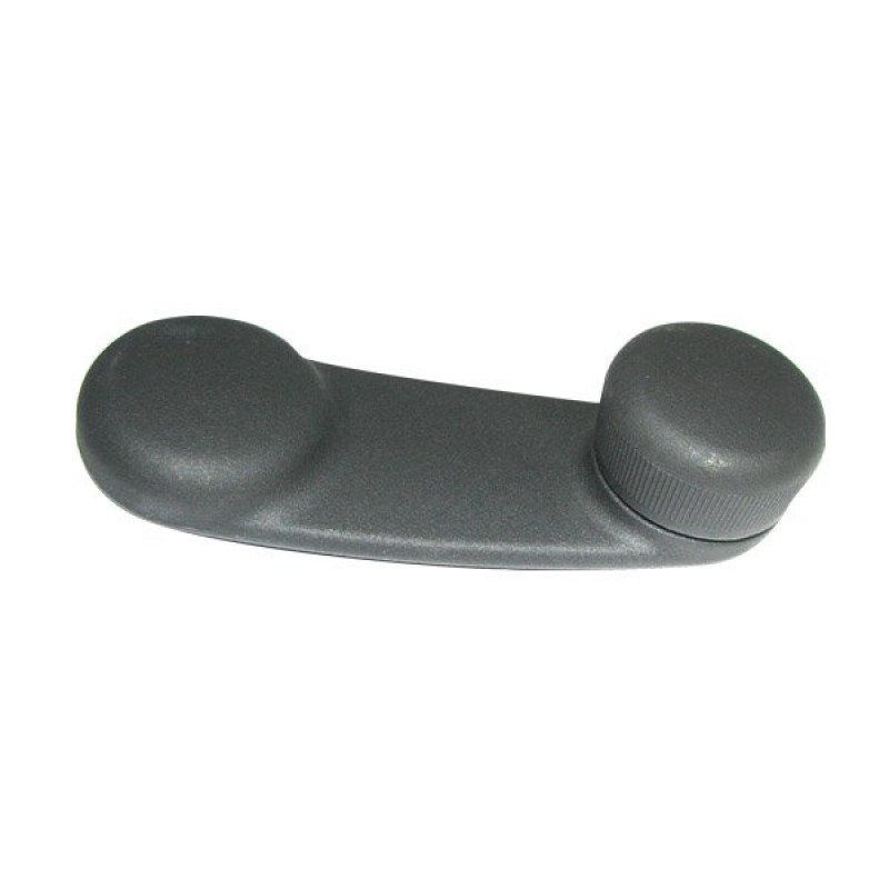 MOPAR Door Window Handle, Single Manual, Gray, Left Side or Right Side