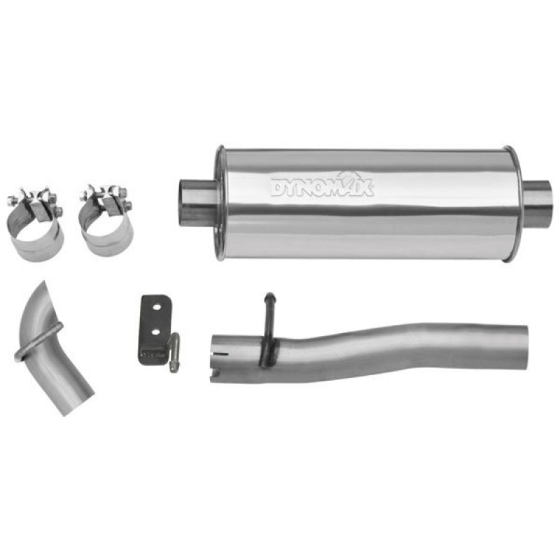 Dynomax Single 2.5" Ultra Flo Cat-Back Exhaust System with 2.5" Spout, Off Road Only, Stainless Steel