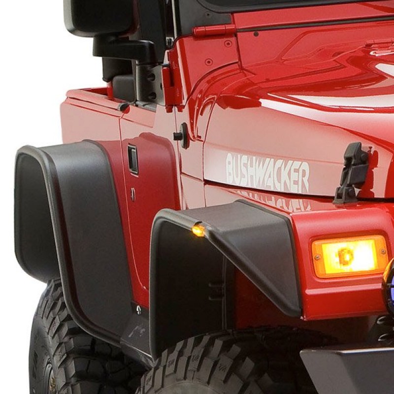 Bushwacker Flat Style Fender Flares, Matte Black - Set of 4 | Best Prices &  Reviews at Morris 4x4