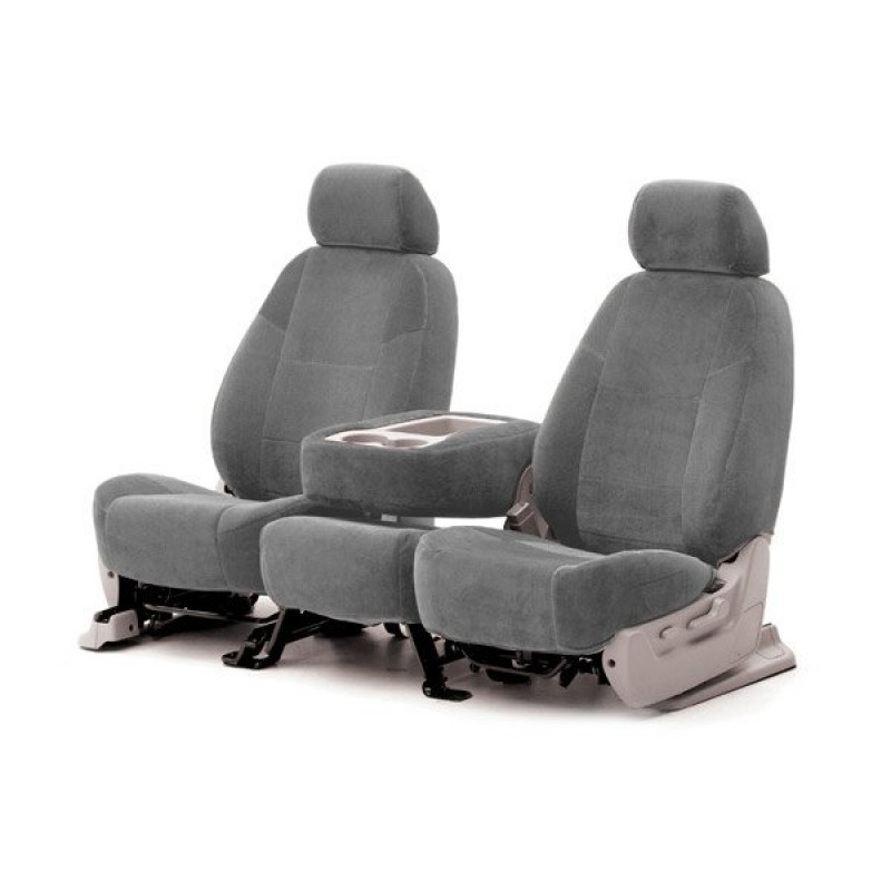 Coverking Front Bucket Seat Cover Poly Cotton Gray