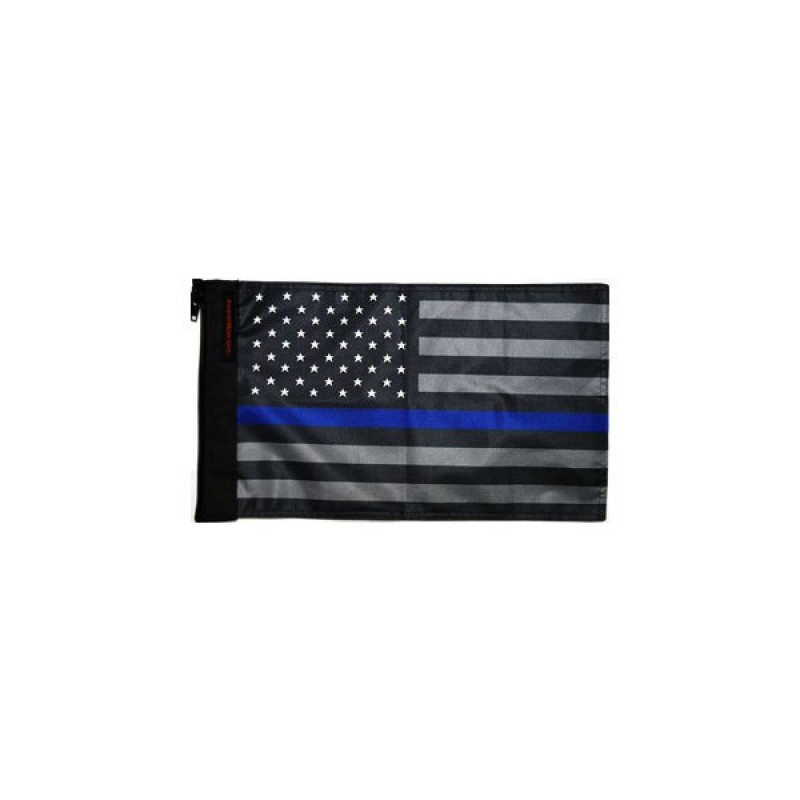 Forever Wave USA Subdued Tactical Flag with Thin Blue Line, 12" x 18"