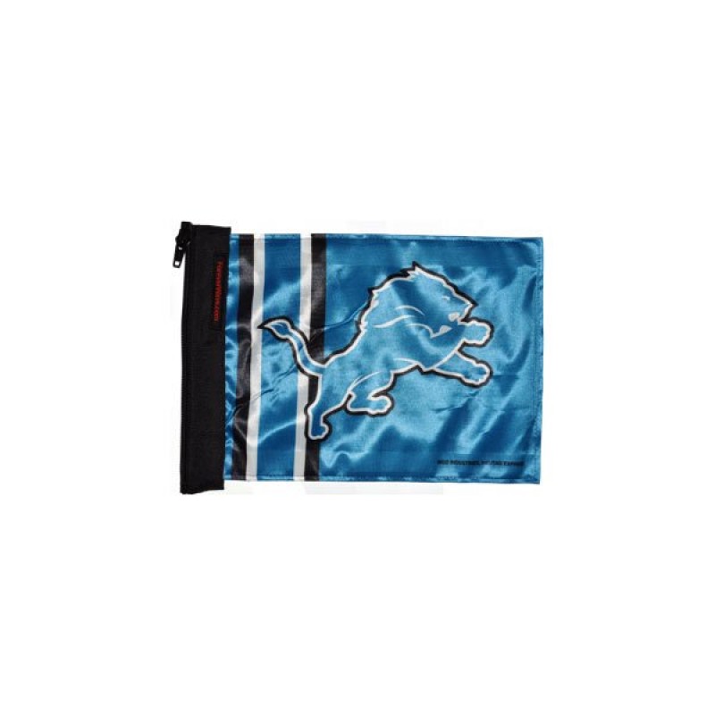 Forever Wave Detroit Lions Flag, 11" x 17" - Light Blue