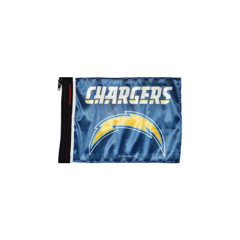 Forever Wave Los Angeles Chargers Flag, 11" x 15" - Navy Blue