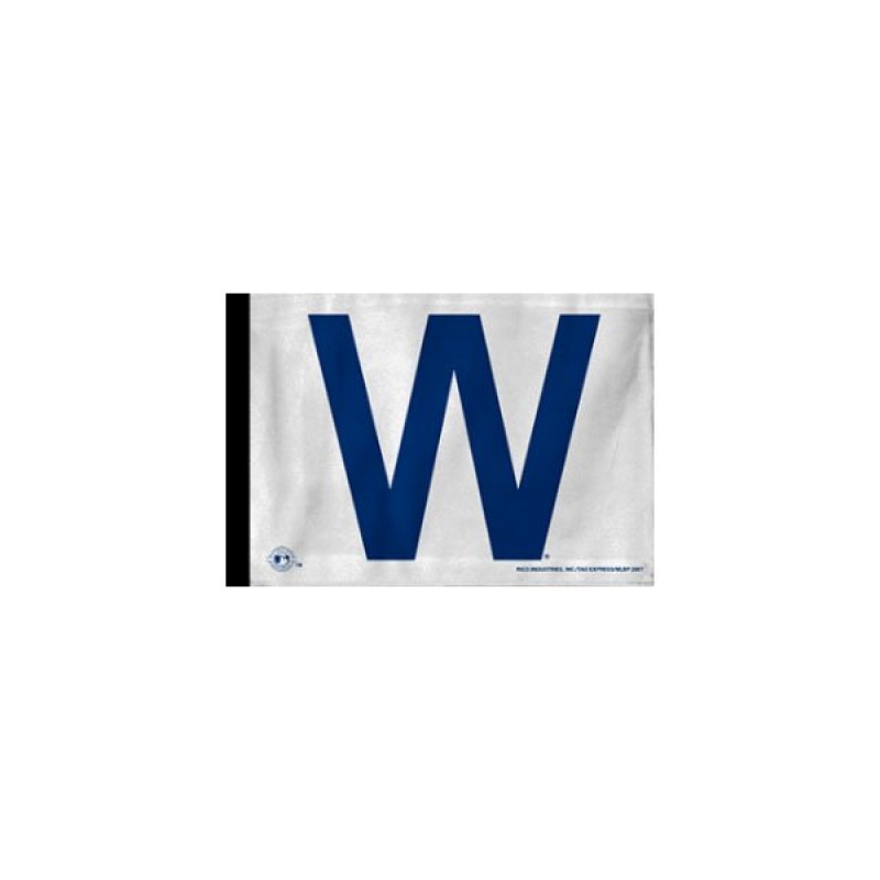Forever Wave Chicago Cubs Win Flag, 11" x 17" - White