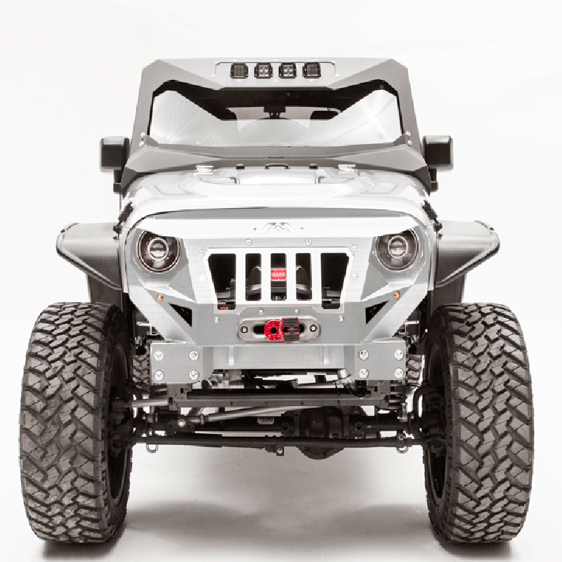 Fab Fours Front Grumper Winch Bumper - Bare Steel | Best Prices & Reviews  at Morris 4x4