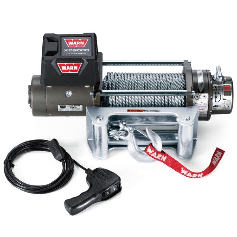 Warn Xd9000 Self Recovery Winch With Wire Rope And Roller Fairlead 9 000 Lbs