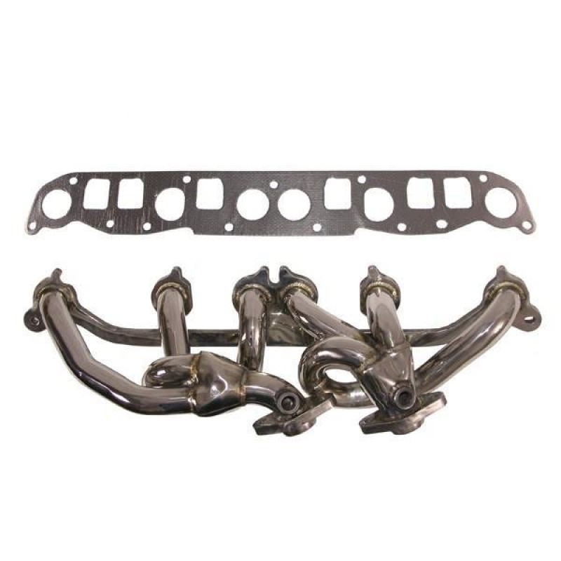 Rugged Ridge Polished Stainless Steel Exhaust Header Kit