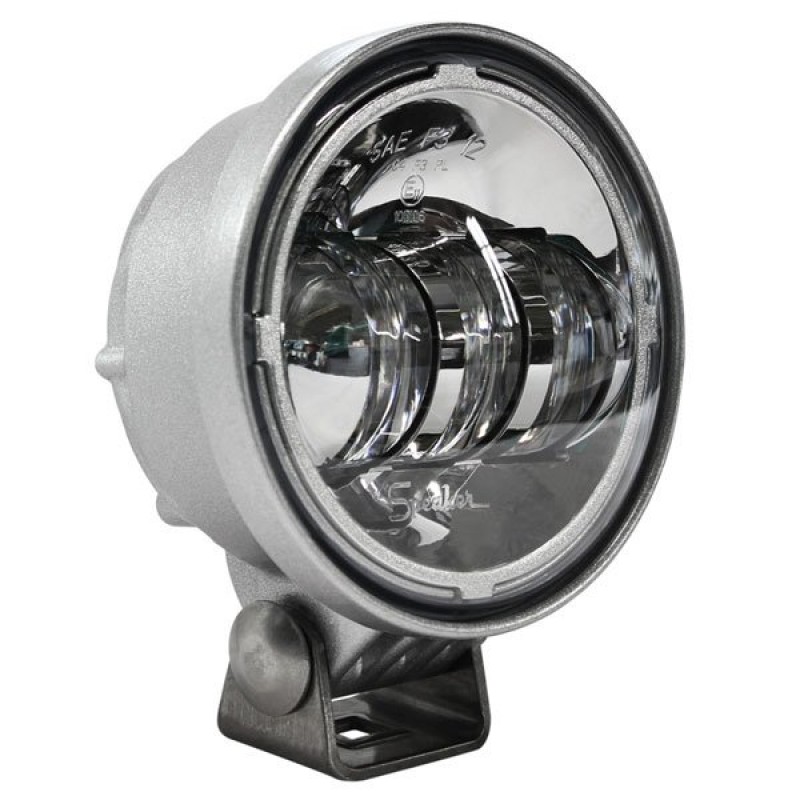 J.W. Speaker 6150 J-Series 4" Round LED Fog Light Kit - Chrome Bezel with Nickel Housing