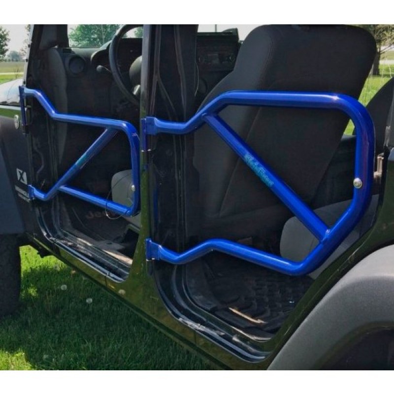 Steinjager Front and Rear Tube Doors, Southwest Blue - Set of 4