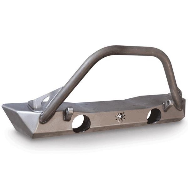 Poison Spyder Front Brawler Lite Bumper Bare Steel with Shackle Tabs, Brawler Bar and Light Tabs