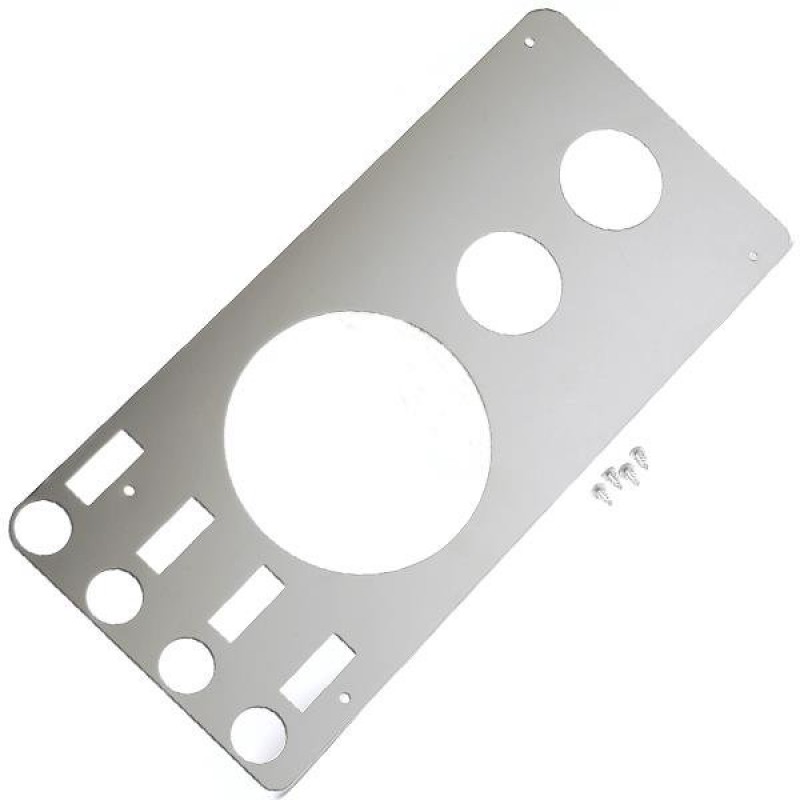 Kentrol Stainless Steel Gauge Cover Without Radio Holes