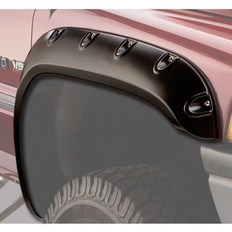 Bushwacker Pocket Style Front Fender Flares, Matte Black - Pair