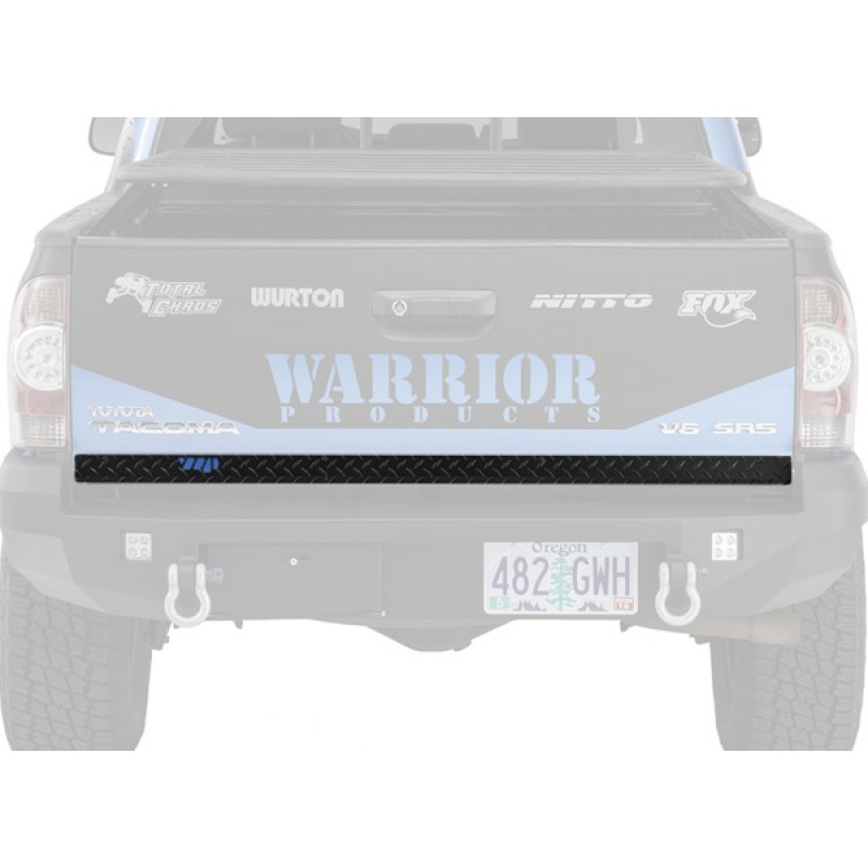 Warrior Lower Tailgate Protector - Aluminum Diamond Plate