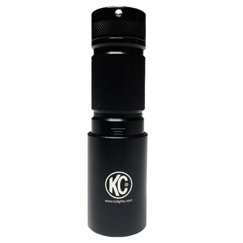 KC HiLiTES Adjustable Focus LED Flashlight, 3 Watt - Black