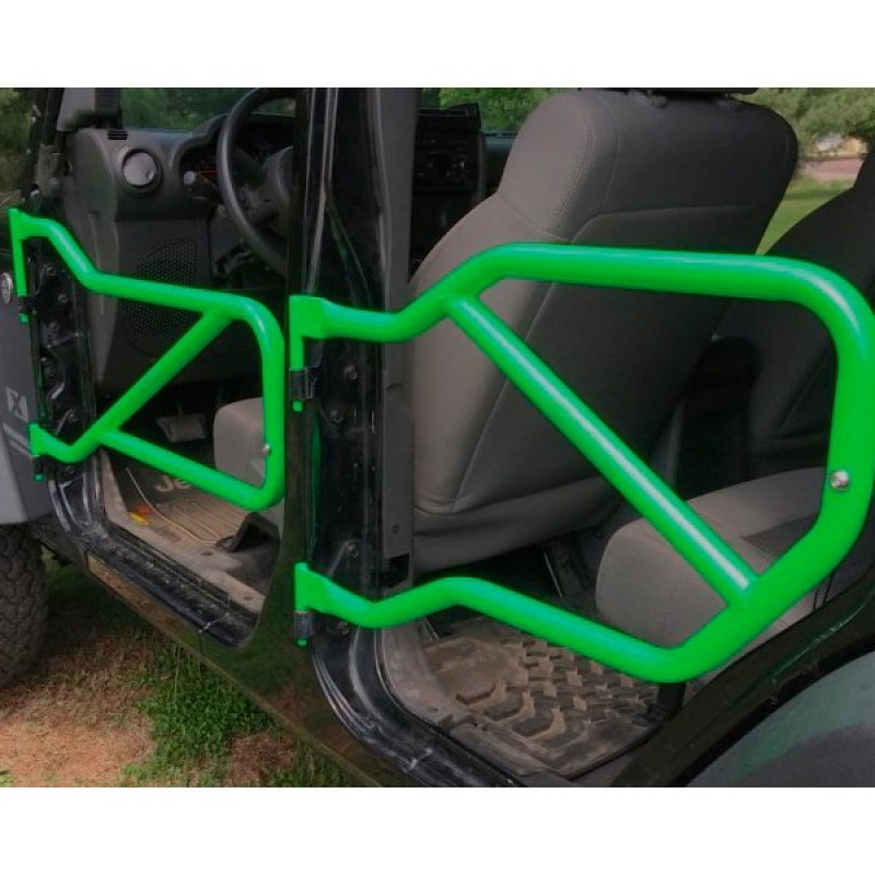 Steinjager Front and Rear Tube Doors, Neon Green - Set of 4