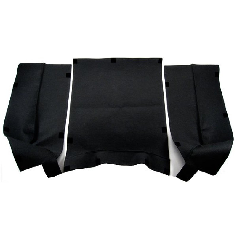 Seatz 3-Piece Carpet Kit for Indoor/Outdoor - Black