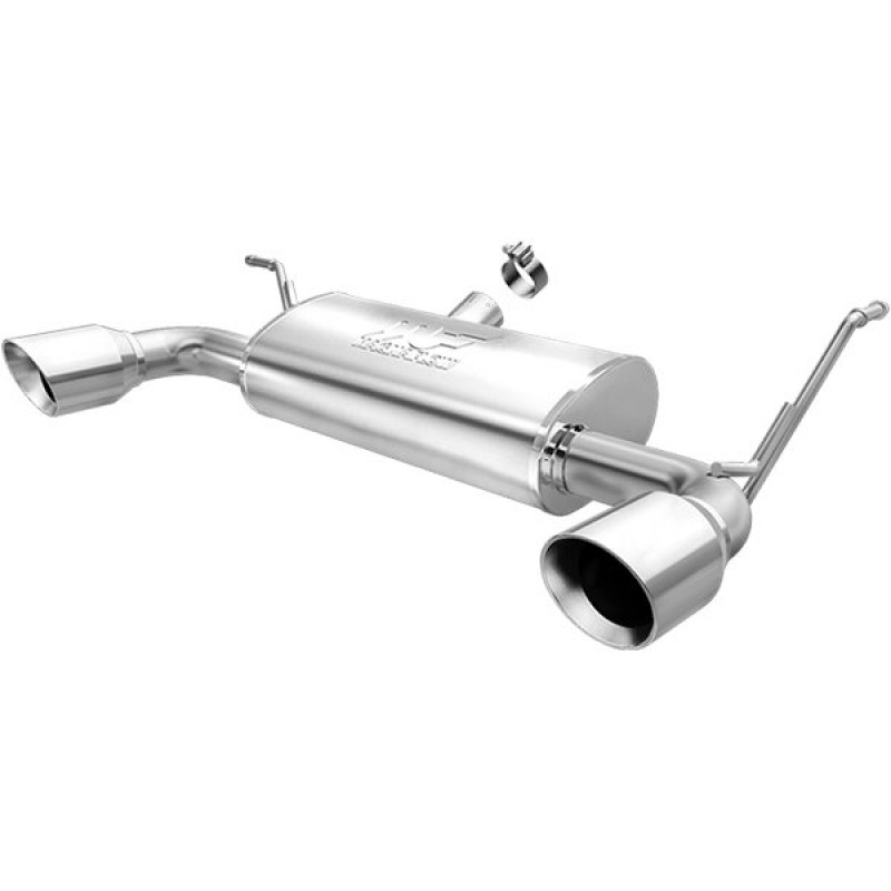 MagnaFlow MF Series 2.5" Performance Axle-Back Exhaust System, Dual Outlet - Stainless Steel