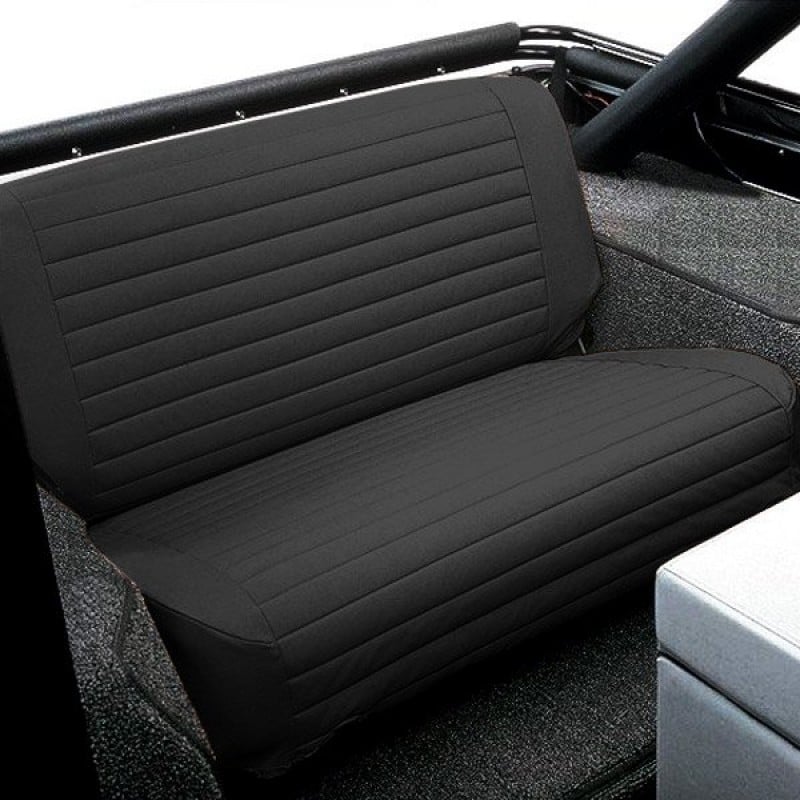 Bestop Seat Cover Fold & Tumble Rear Bench Black