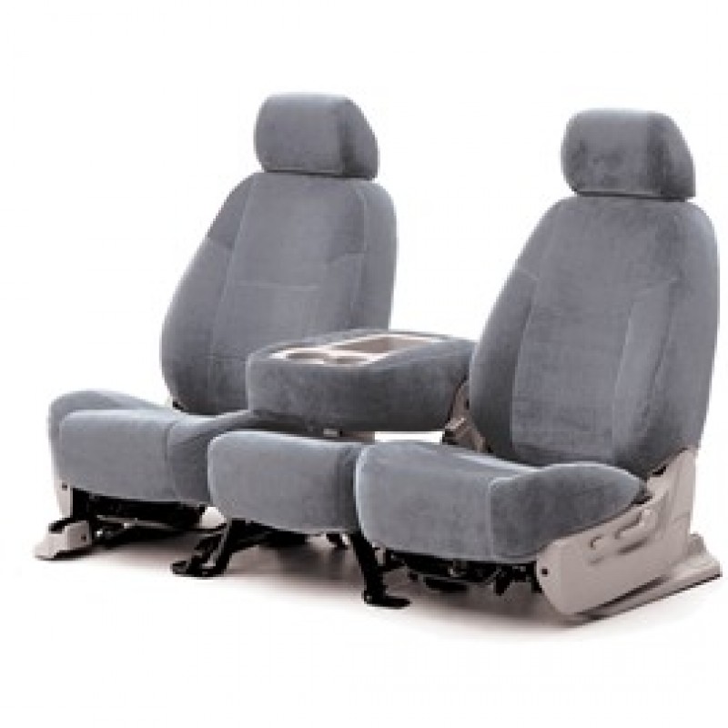 Coverking Rear Bench Seat Cover Velour Gray