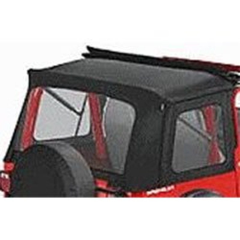 MOPAR Clear Tailgate Window - Black