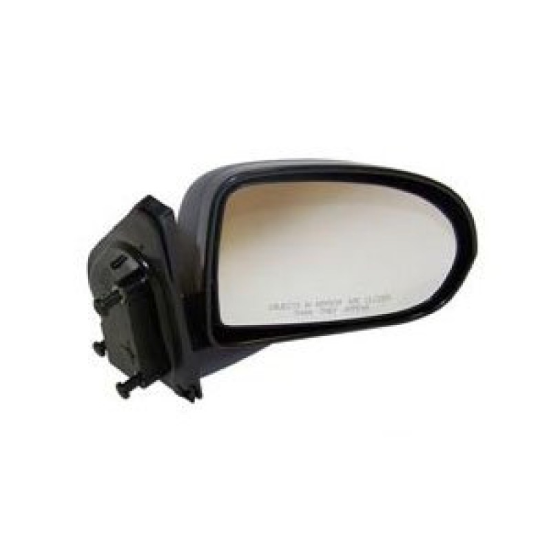 Crown Right Side Manual Mirror with Foldaway, Black - Sold Individually