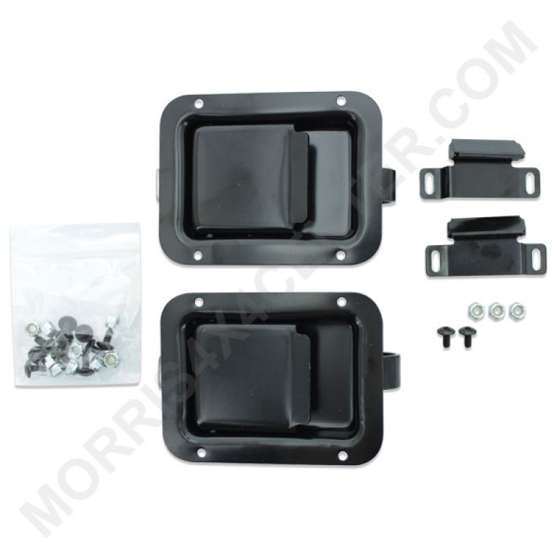 Bestop Replacement Handle Kit For 2 Piece Soft Doors With Door Striker Black Pair Best Prices Reviews At Morris 4x4