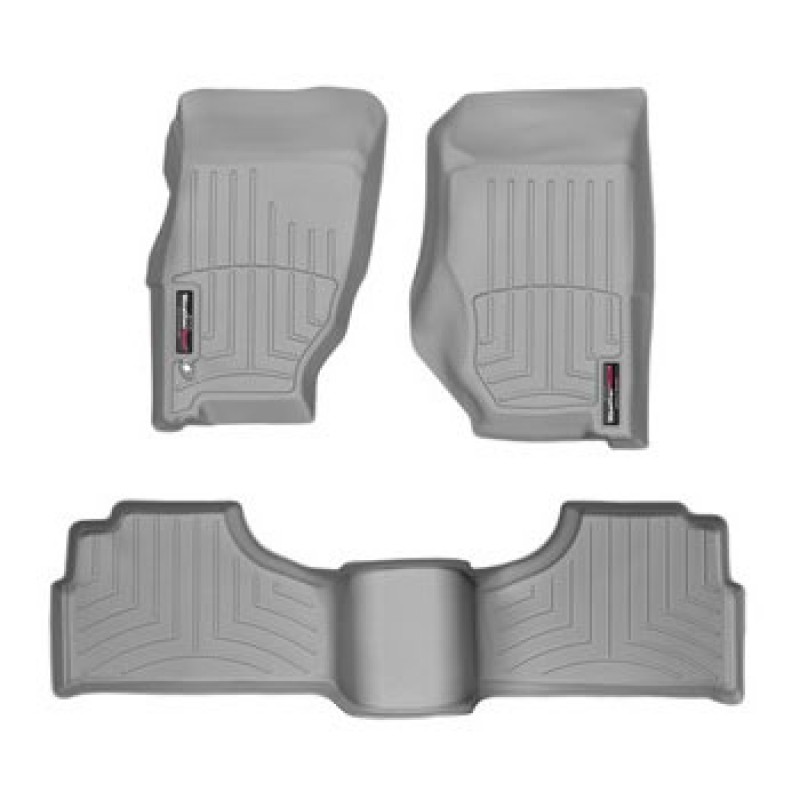WeatherTech DigitalFit Front & Rear Floor Liner Kit, Grey