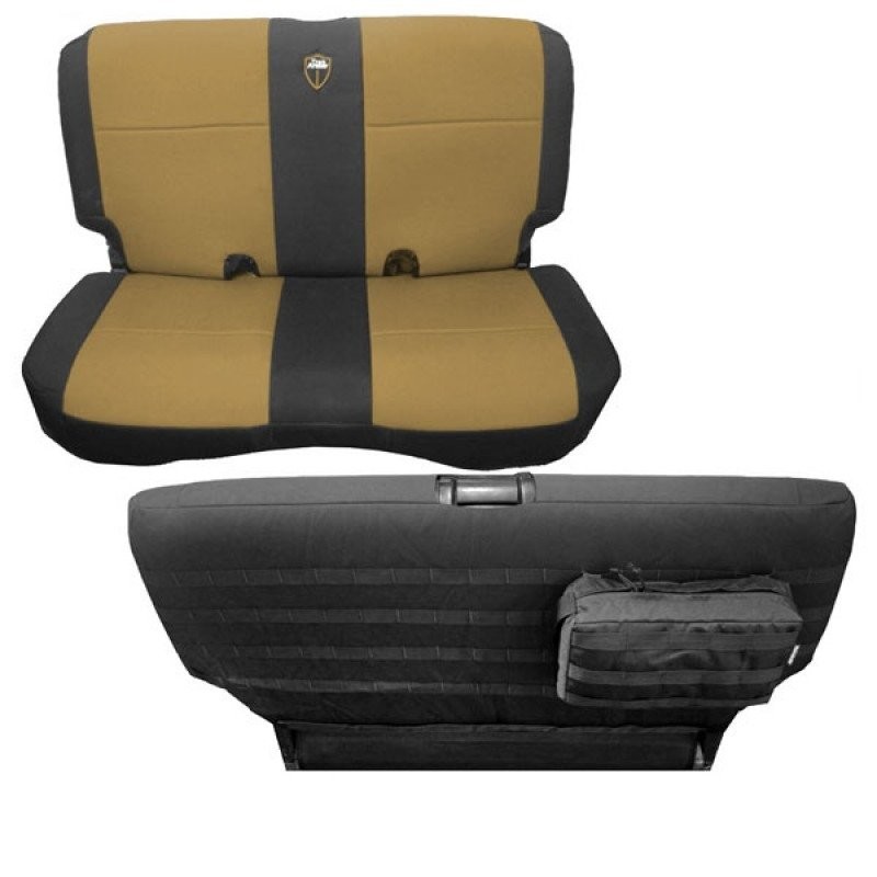 Trek Armor, Supreme Rear Bench Seat Covers, Graphite / Coyote