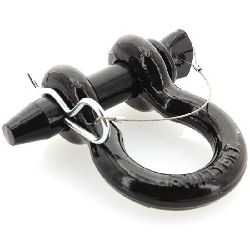 Smittybilt Quick Release 3/4" D-Ring, 4.75 Ton Rating, Black Powder Coat - Sold Individually
