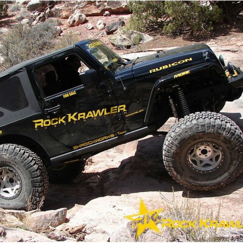 Rock Krawler 2.5" X Factor Long Arm System Lift Kit, 2-Door Models