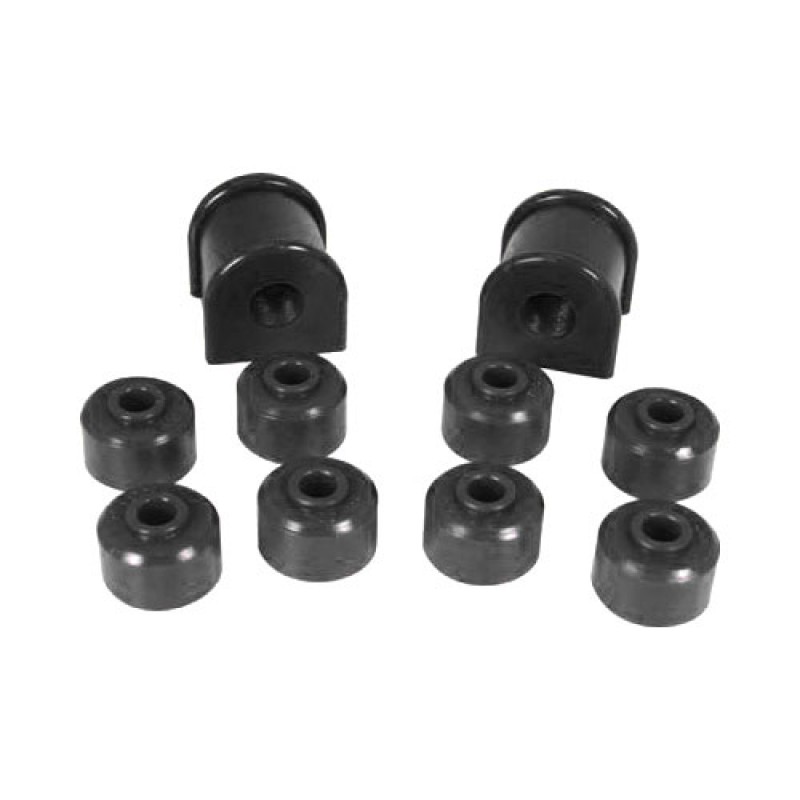 Rugged Ridge Bushing Kit, Rear Swaybar, Black, Polyurethane