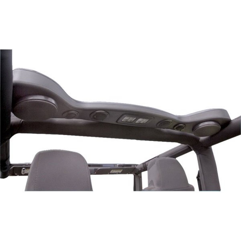 Vdp Six Speaker Overhead Upholstered Sound Bar Black Denim Best Prices Reviews At Morris 4x4