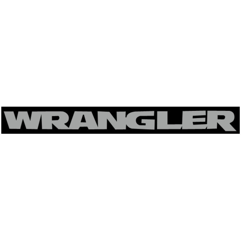 Mopar Wrangler Decal Silver Best Prices Reviews At Morris 4x4