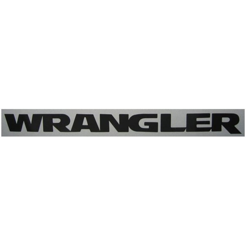 Mopar Wrangler Decal Black Best Prices Reviews At Morris 4x4