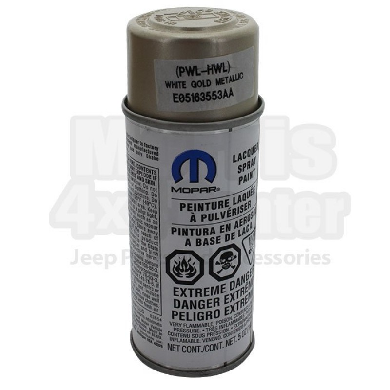 Mopar Touch Up Paint 5oz Spray Can White Gold Metallic Best Prices Reviews At Morris 4x4