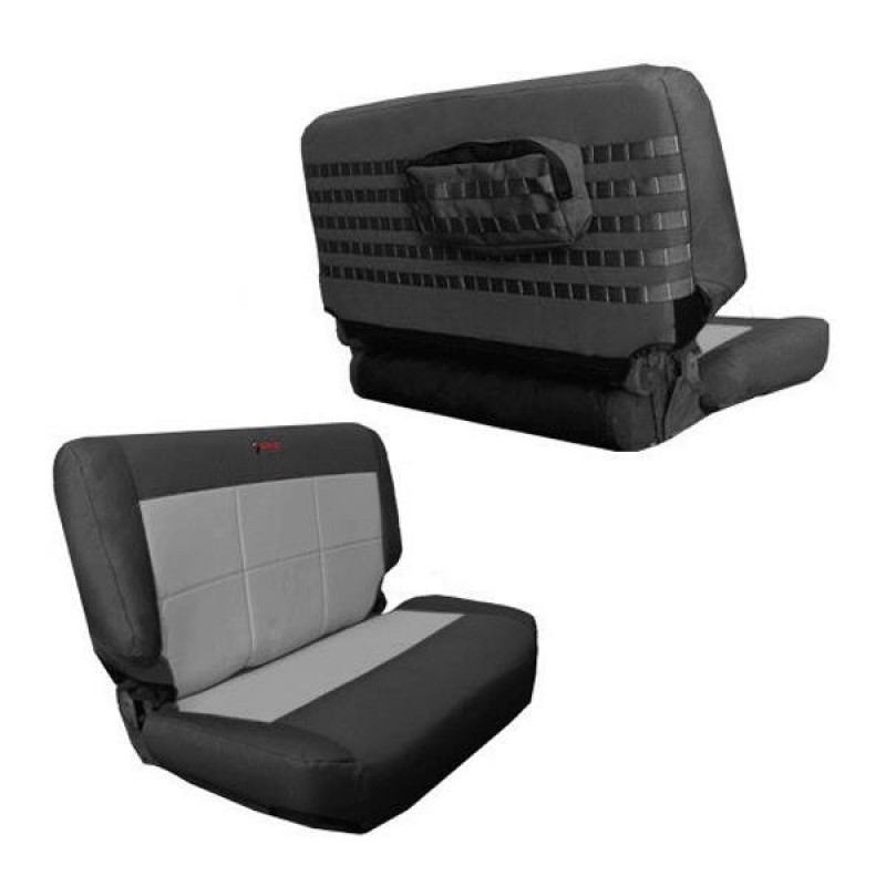 Bartact Supreme Rear Bench Seat Cover Black And Graphite Best