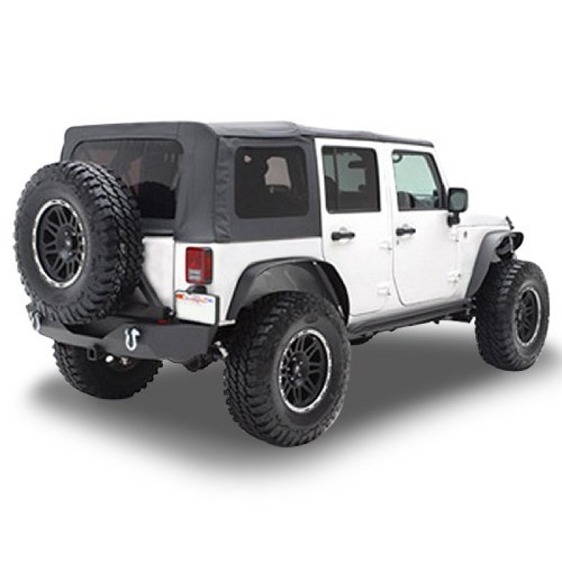 Smittybilt Replacement Soft Top With Tinted Side And Rear Windows Black Diamond Best Prices Reviews At Morris 4x4