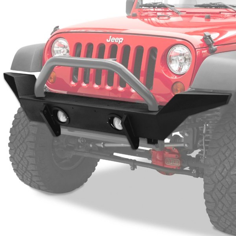 Bestop HighRock 4x4 High Access Front Bumper with 3/4" D-Ring Mount - Matte Black