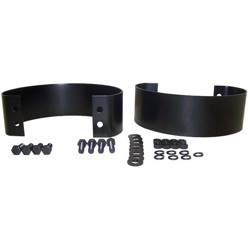 Crown Rear Bumperette Kit - Black (Pair)