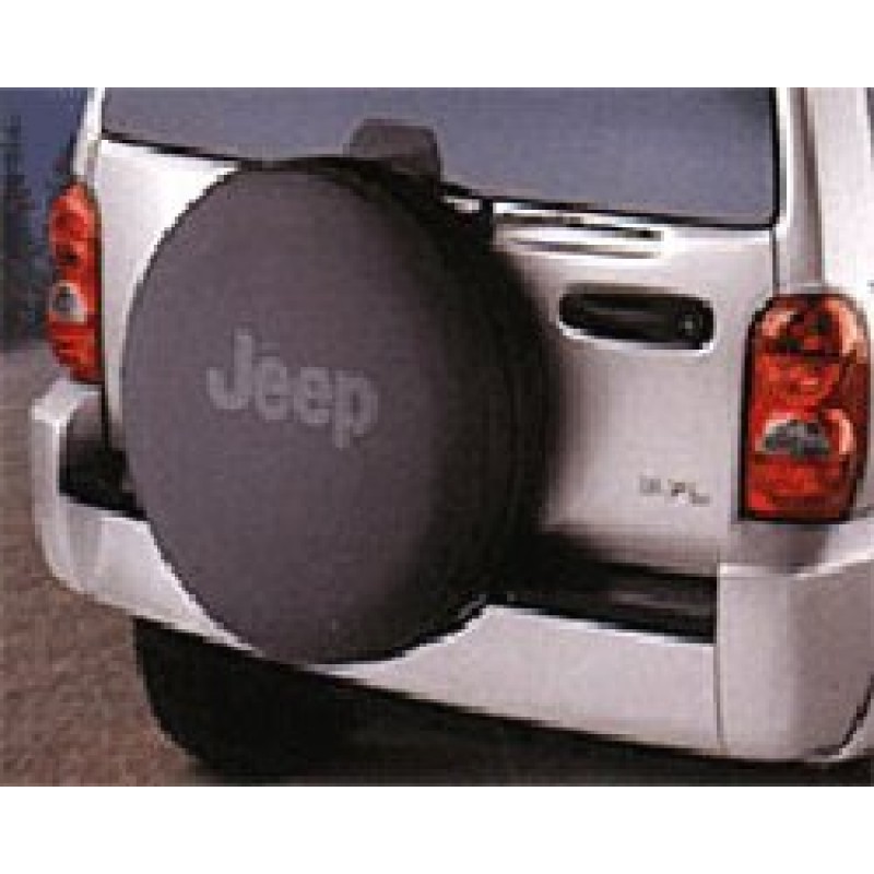 MOPAR Tire Cover Cloth Black Denim with Gray Jeep Logo | Best Prices &  Reviews at Morris 4x4