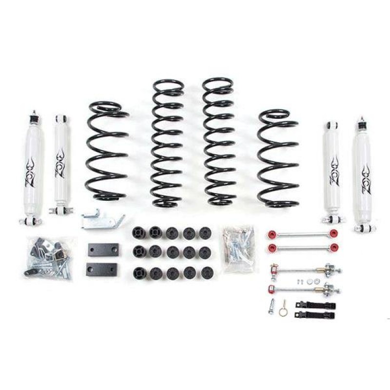 Zone Offroad 4.25" Combo Suspension Lift Kit with Hydro Shocks and Front Sway Bar Disconnects