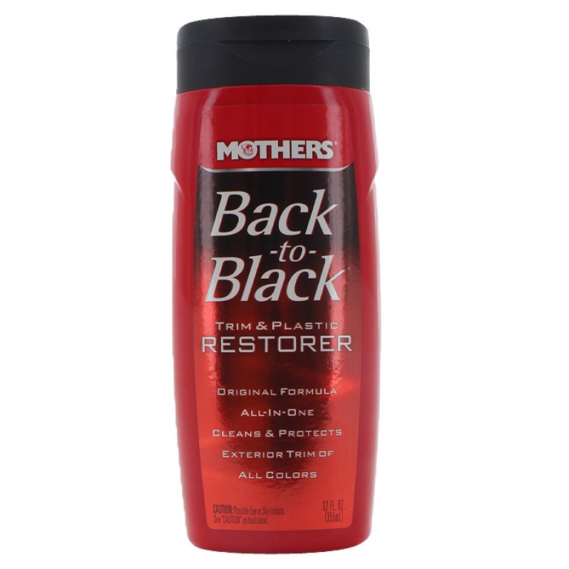 Mothers Back-to-Black Trim & Plastic Restorer, 12oz. (Sold Individually)