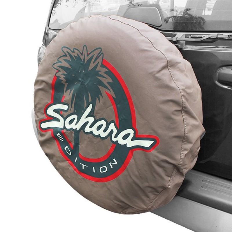 MOPAR Cloth Tire Cover with Sahara Logo - Tan Denim | Best Prices & Reviews  at Morris 4x4